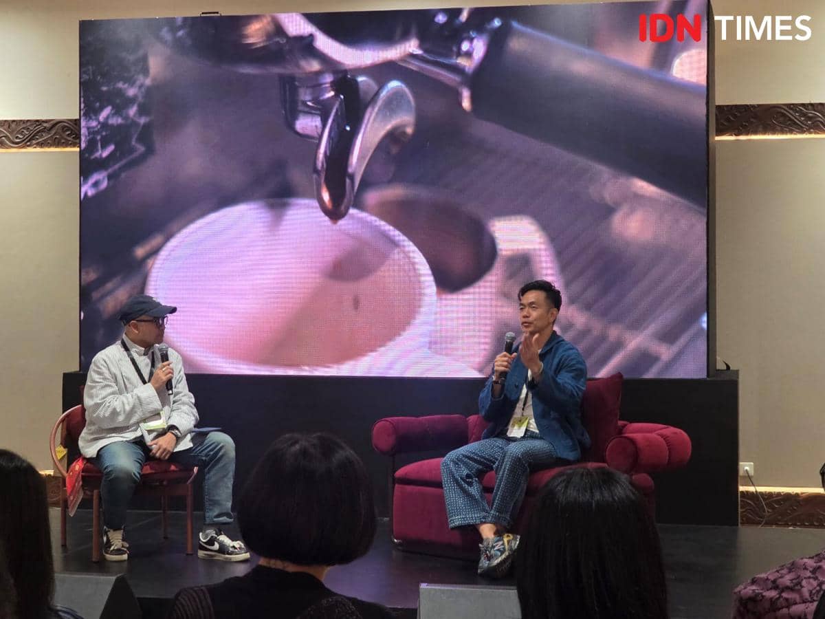 Felix TJ, CEO Roemah Koffie, dalam momen TalkShow di IDEAFEST 2026
