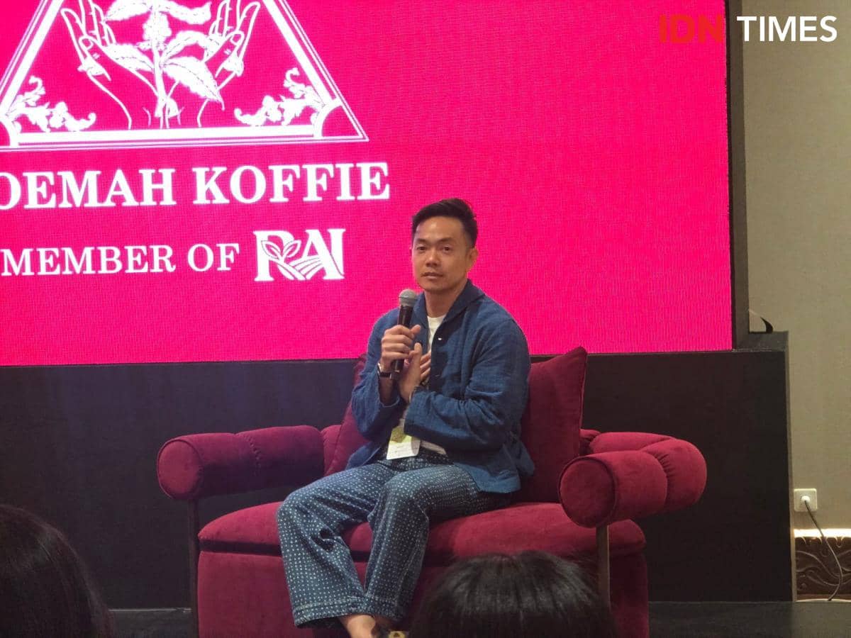 Felix TJ, CEO Roemah Koffie, dalam momen TalkShow di IDEAFEST 2026