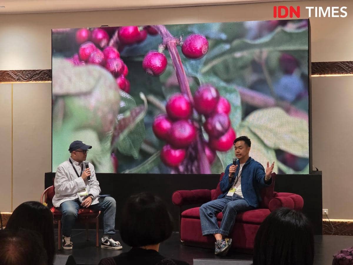 Felix TJ, CEO Roemah Koffie, dalam momen TalkShow di IDEAFEST 2026