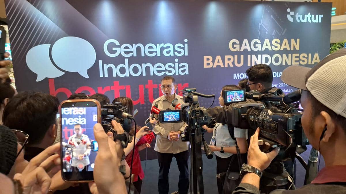 Menteri Kebudayaan Fadli Zon dalam forum Generasi Indonesia Bertutur di Epicentrum XXI, Jakarta, Jumat, 4 September 2026. (Dok. Generasi Ind