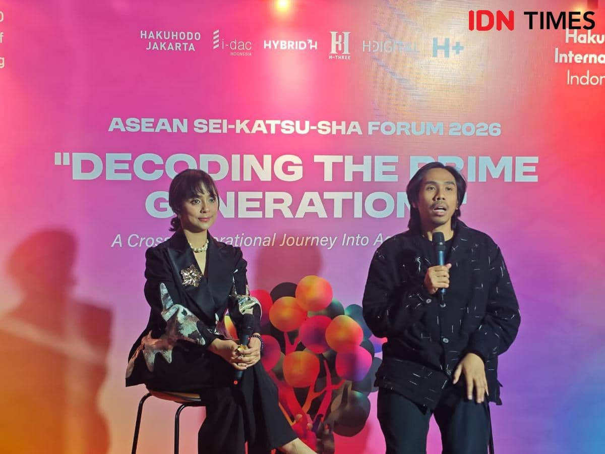 Devi Attamimi, Group CEO Hakuhodo International Indonesia dan Rian Prabana, Senior Director of Strategy & Head of Sei-katsu-sha Lab