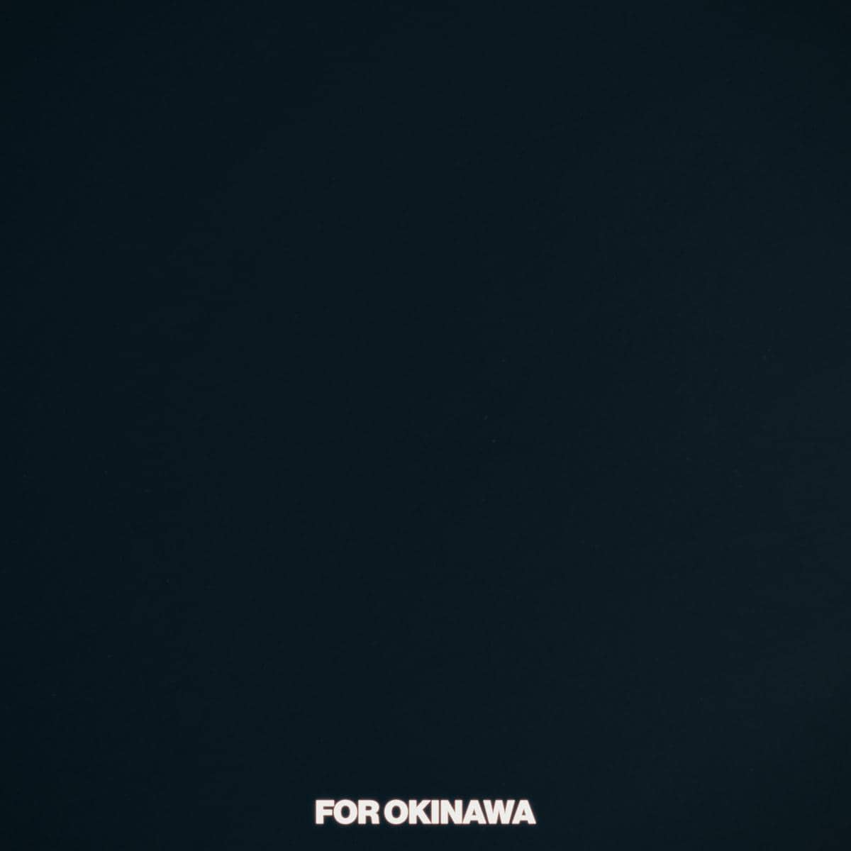 Sampul single “FOR OKINAWA” karya supergrup YAO yang beranggotakan Awich, CHICO CARLITO, ONE OK ROCK, dan Paledusk.