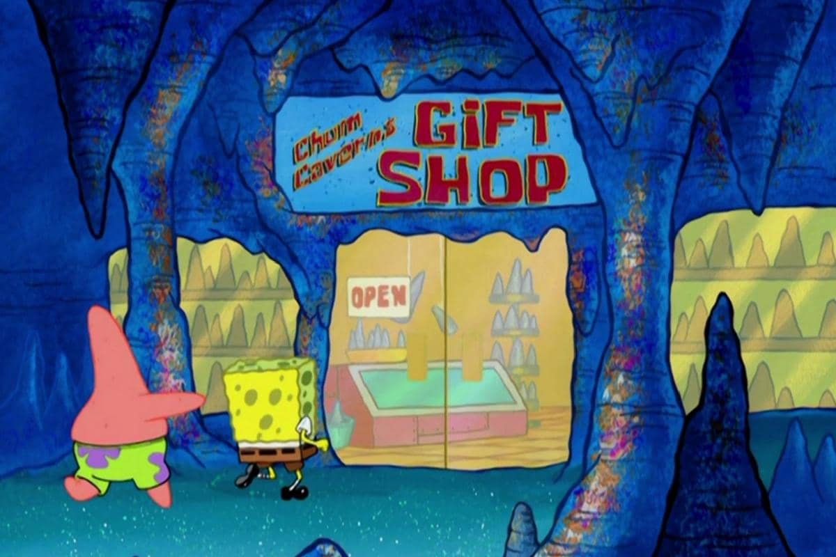 Chum Caverns Gift Shop yang dikunjungi Patrick dan SpongeBob