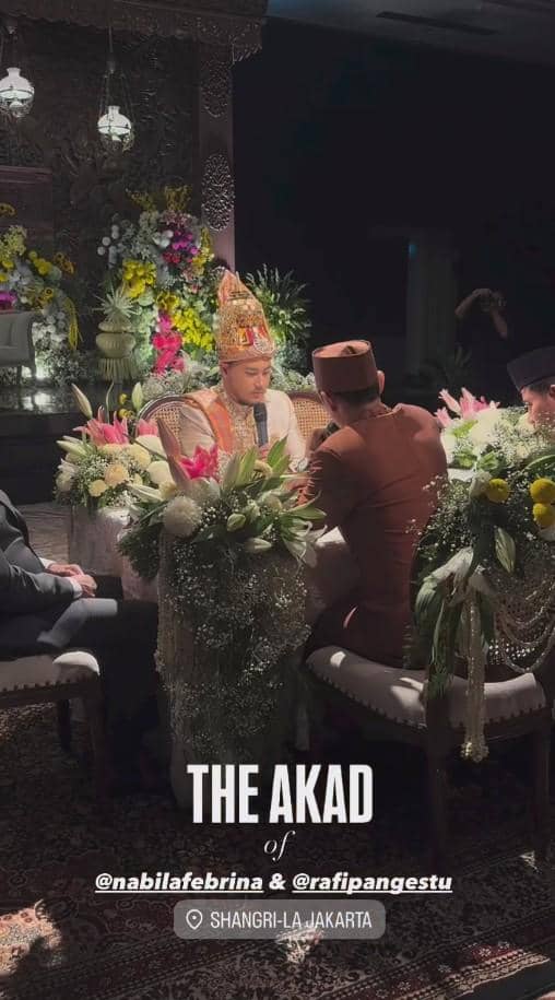 Akad Nikah Rafi Pangestu, Annisa Trihapsari Akhirnya Mantu (instagram.com/rafipangestu)