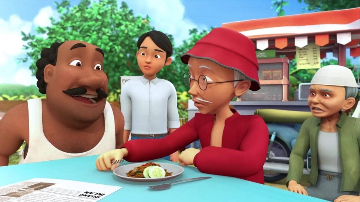 Cuplikan episode Lindungi Diri dan Keluarga di serial Upin & Ipin