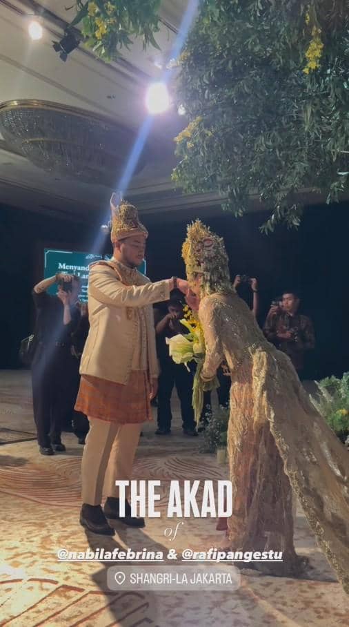 Akad Nikah Rafi Pangestu, Annisa Trihapsari Akhirnya Mantu (instagram.com/rafipangestu)