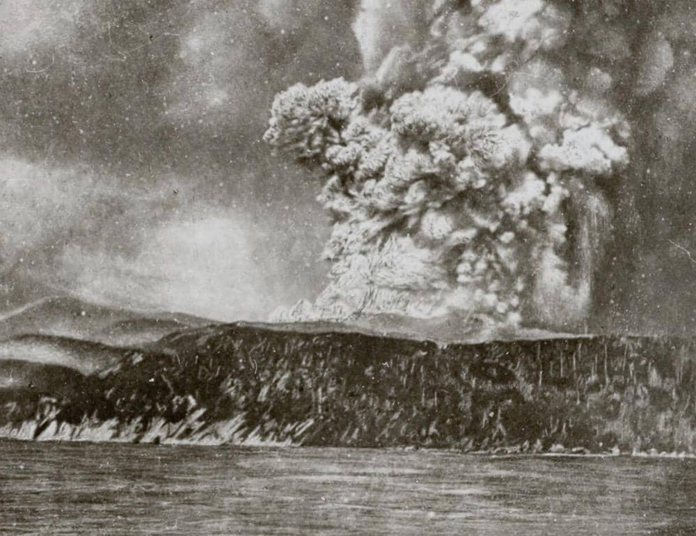 Erupsi Gunung Krakatau pada tahun 1883