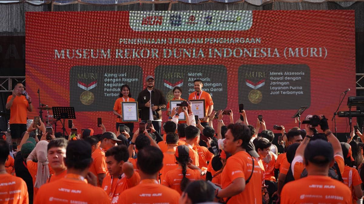 Tiga Rekor MURI Jadi Catatan Baru Perjalanan JETE di 2026