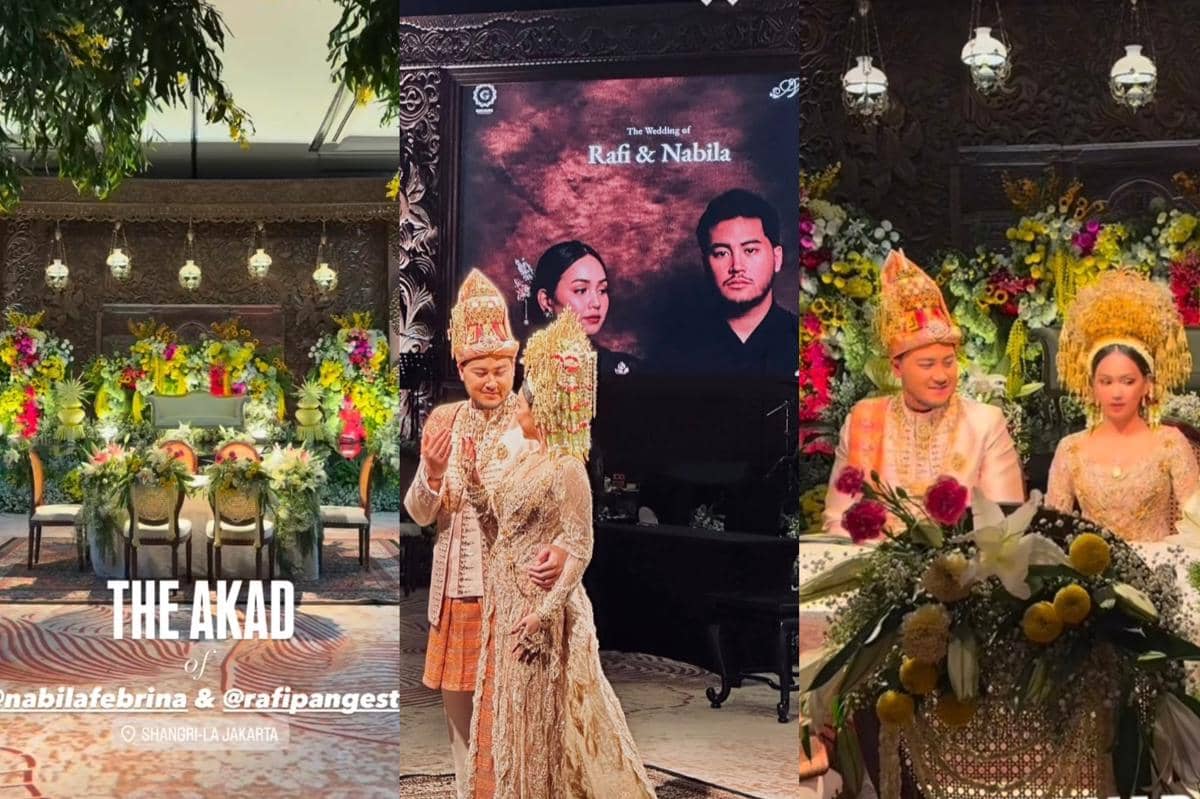 5 Inspirasi Dekorasi Akad Nikah Anak Annisa Trihapsari, Gebyok Megah!