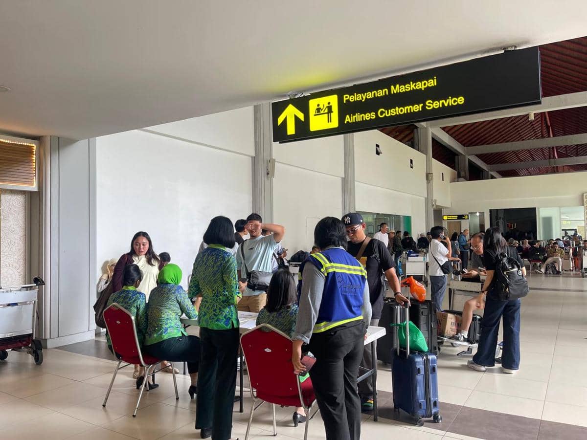 11 Penerbangan ke Jakarta dari Bandara I Gusti Ngurah Rai Dibatalkan