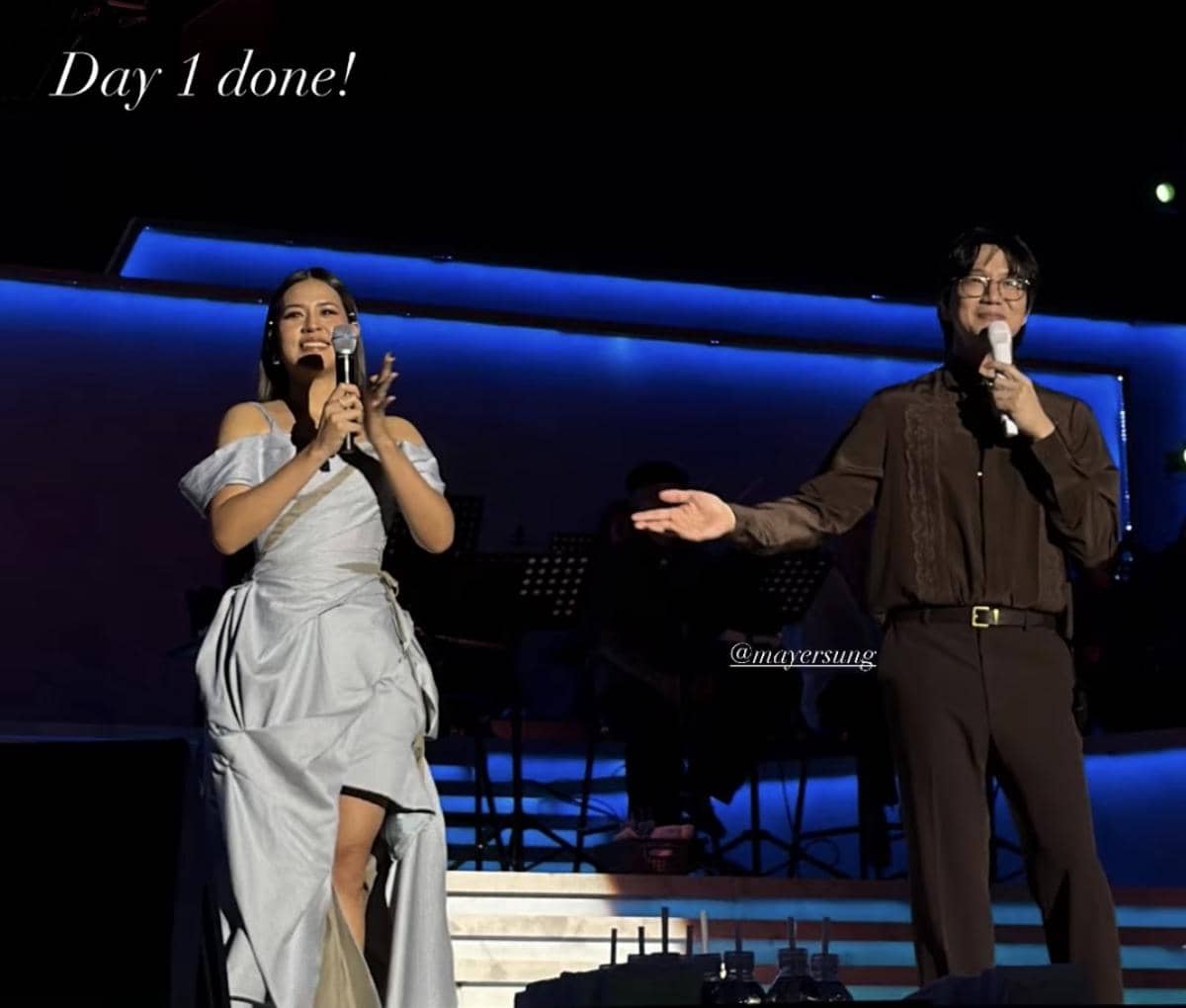 momen Raisa tampil dalam konser Sung Si Kyung with Friends