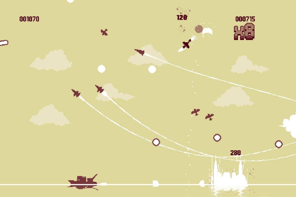 cuplikan gameplay Luftrausers