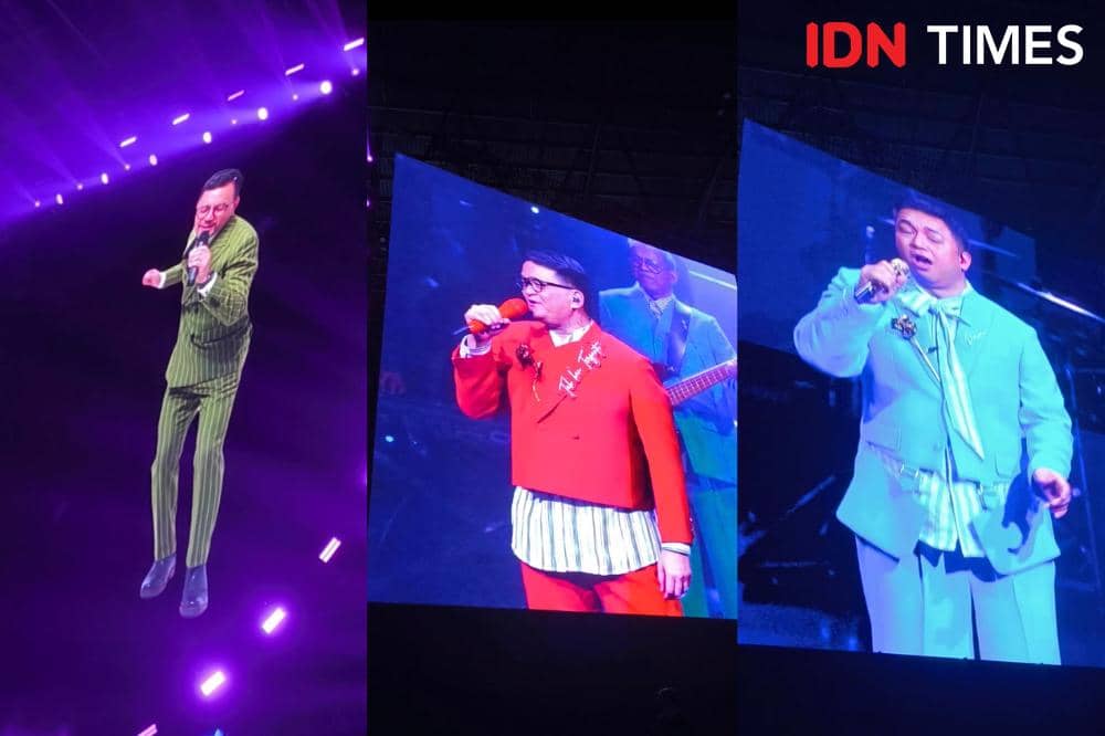 Potret konser Kahitna 40 Tahun di NICE PIK 2, Tangerang, Banten, Sabtu (5/9/2026) (IDN Times/Juan Dwi)
