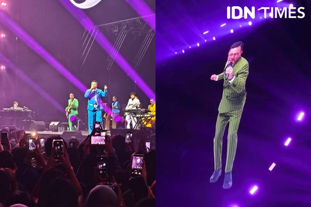 Momen Berkesan di Konser Kahitna 40 Tahun, Carlo Saba 'Hadir' Virtual