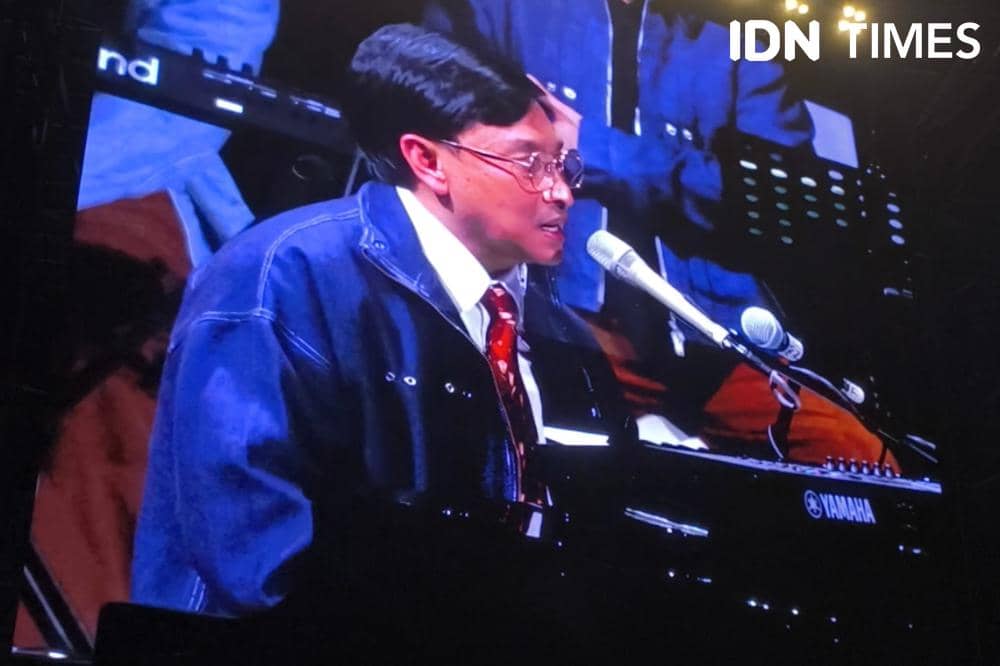 Potret konser Kahitna 40 Tahun di NICE PIK 2, Tangerang, Banten, Sabtu (5/9/2026)