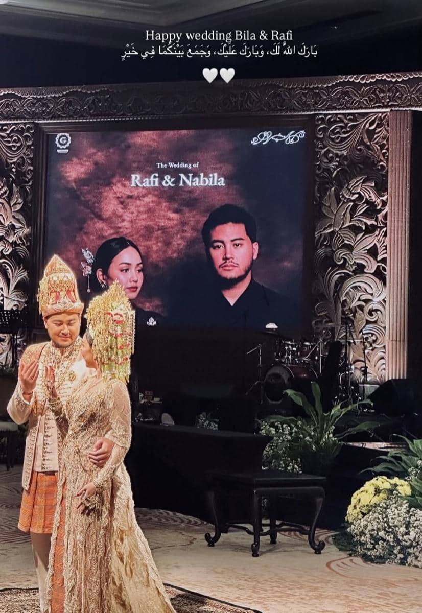 Akad nikah anak Rafi Pangestu