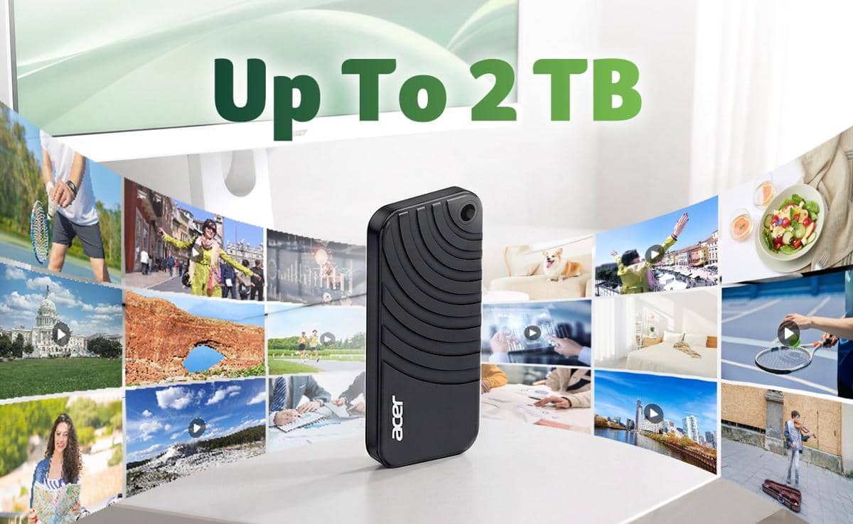 Portable SSD Acer PA100 Resmi Meluncur, Arsip Kerja Mobile!