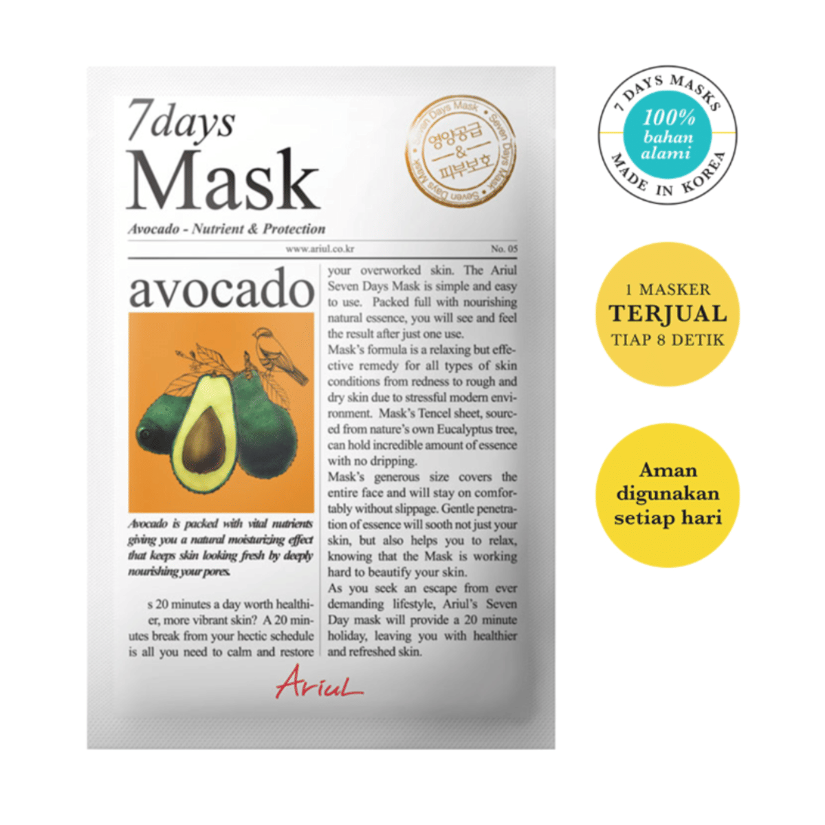 Ariul 7 Days Mask Avocado