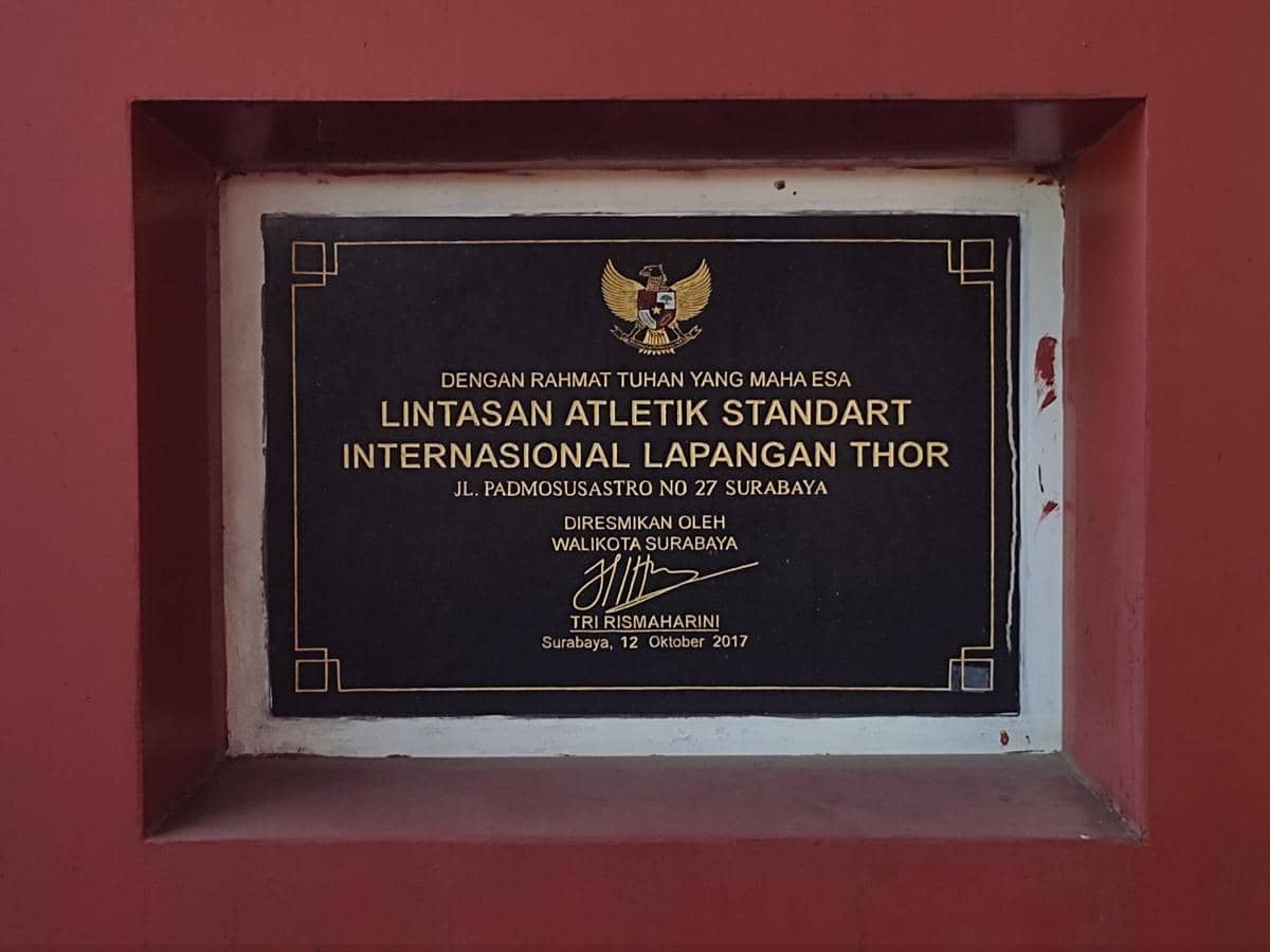 Prasasti Peresmian Setelah Direnovasi (Pribadi)