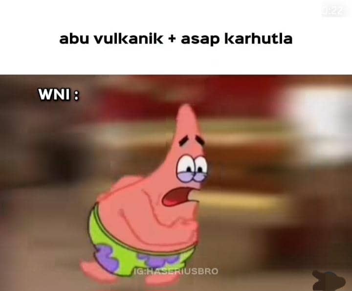 7 Meme Abu Vulkanik karena Erupsi Gunung Krakatau, Wajib Waspada!