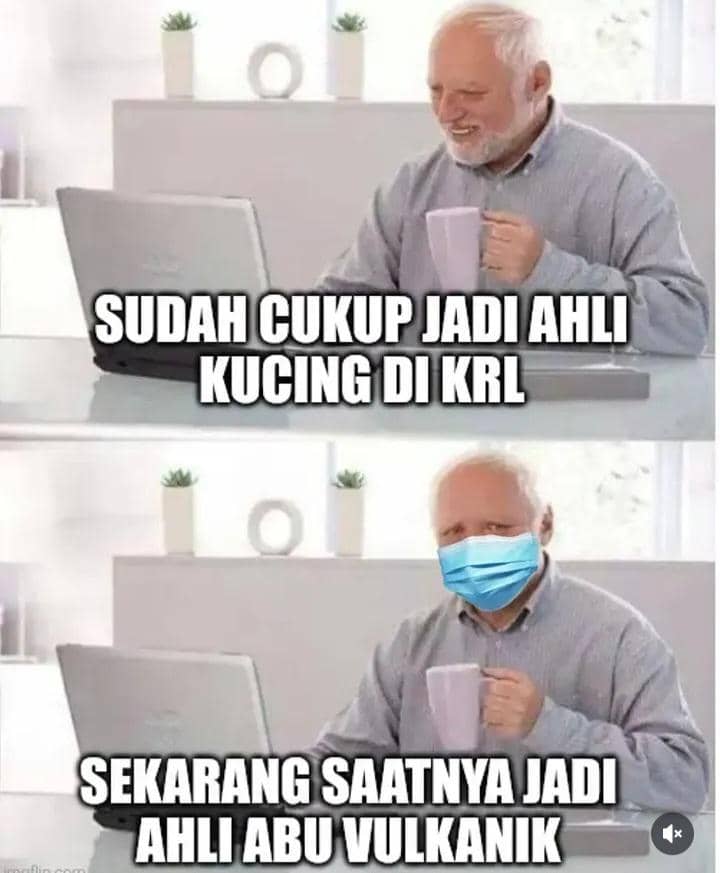 meme abu vulkanik