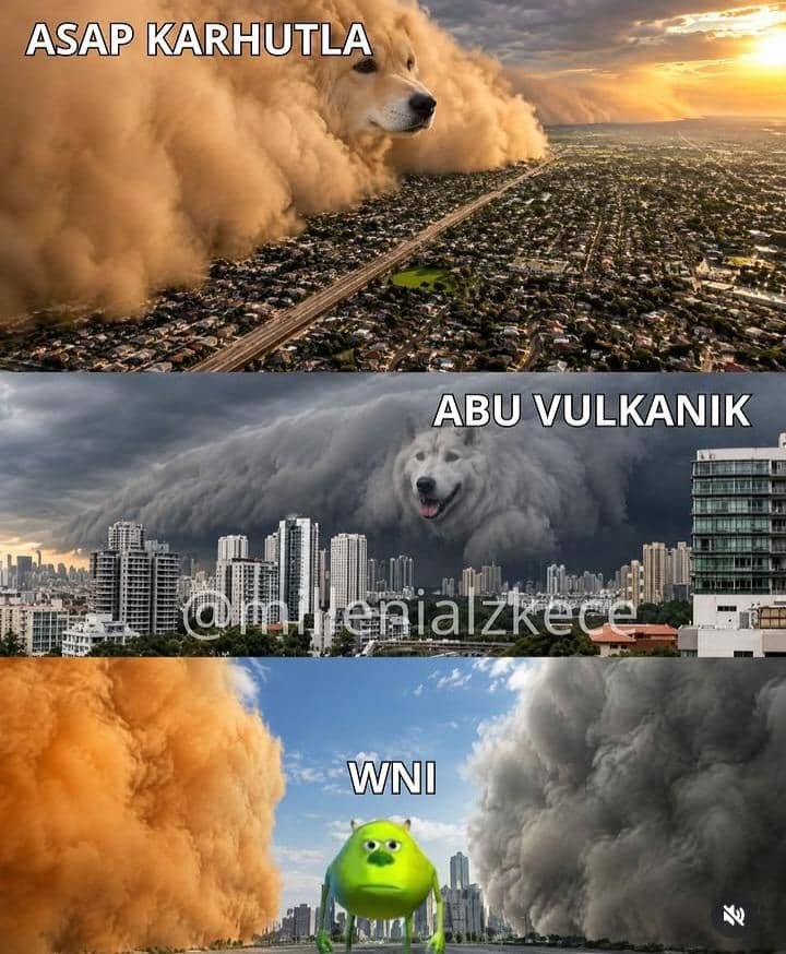 meme abu vulkanik