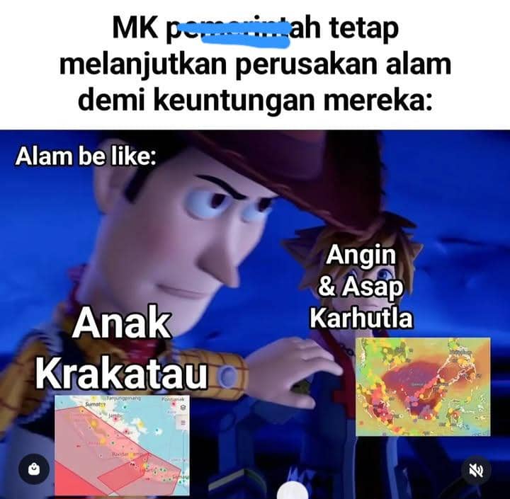meme gunung