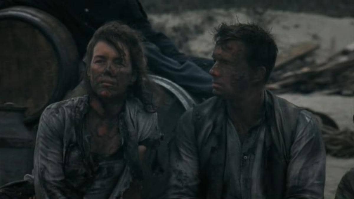 Adegan dramatis dalam docu-drama BBC Krakatoa: The Last Days yang mengangkat peristiwa Krakatau masa lalu.