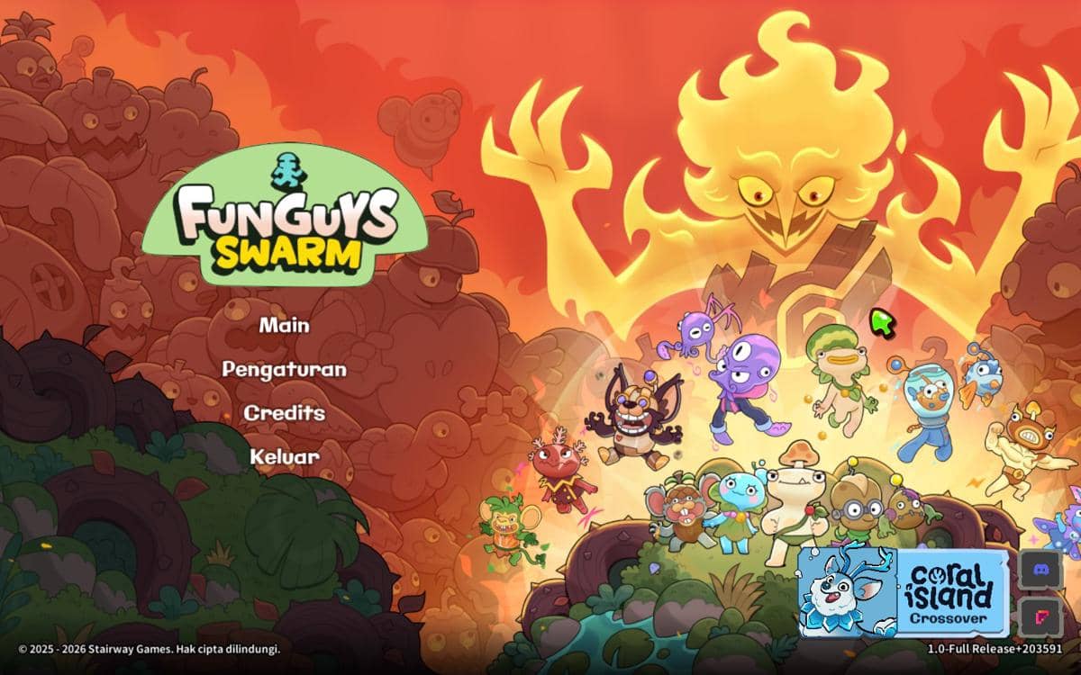 Review Game Funguys Swarm, Roguelike Jamur Aktif!