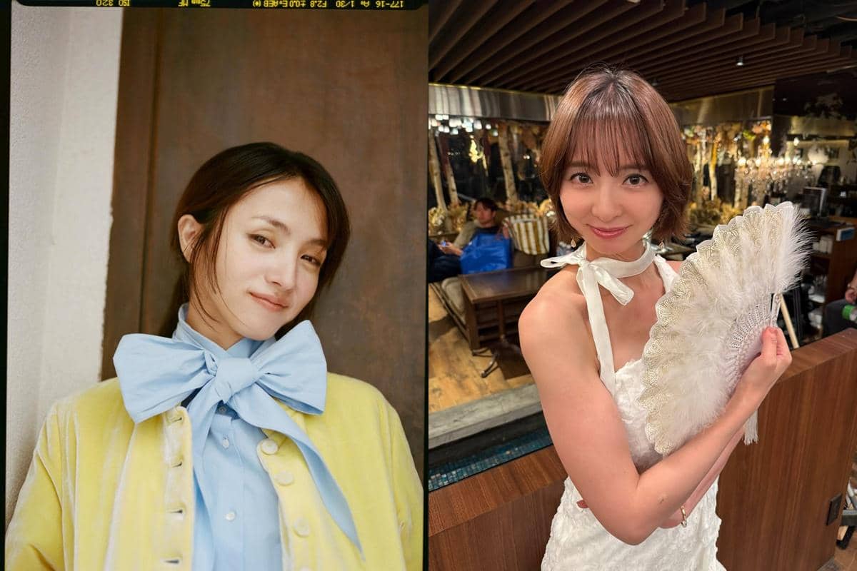 Potret Mitsushima Hikari dan Mariko Shinoda yang diunggah melalui akun Instagram masing-masing pribadi.