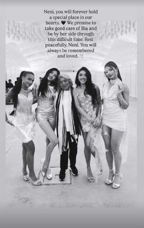 Potret kenangan Baila bersama neneknya dalam sebuah unggahan yang dibagikan melalui akun Instagram @bailafauri.