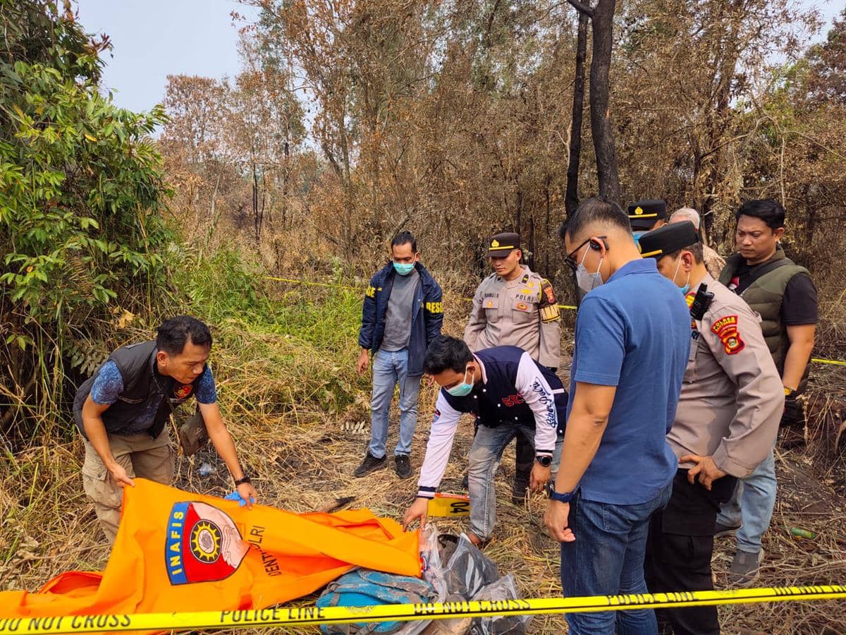 Penemuan kerangka manusia di kawasan Banyuasin