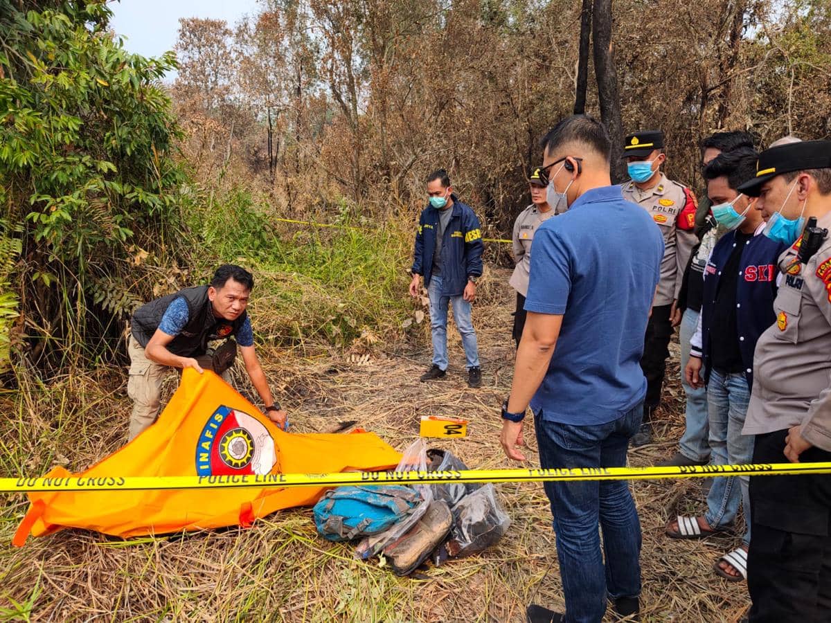 Penemuan kerangka manusia di kawasan Banyuasin