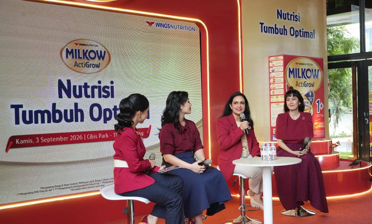 Opsi 1 - Ibu Preeti Chopra Bhatnagar sebagai Head of Marketing WINGS Nutrition pada saat sesi TALKSHOW di acara Launching MILKOW ActiGrow.JPG