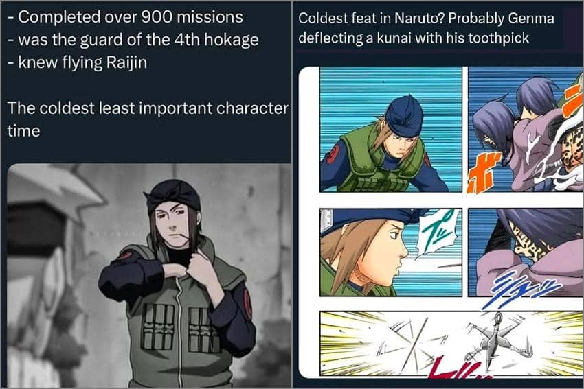 8 Meme Genma, Karakter Minor Naruto Paling Keren