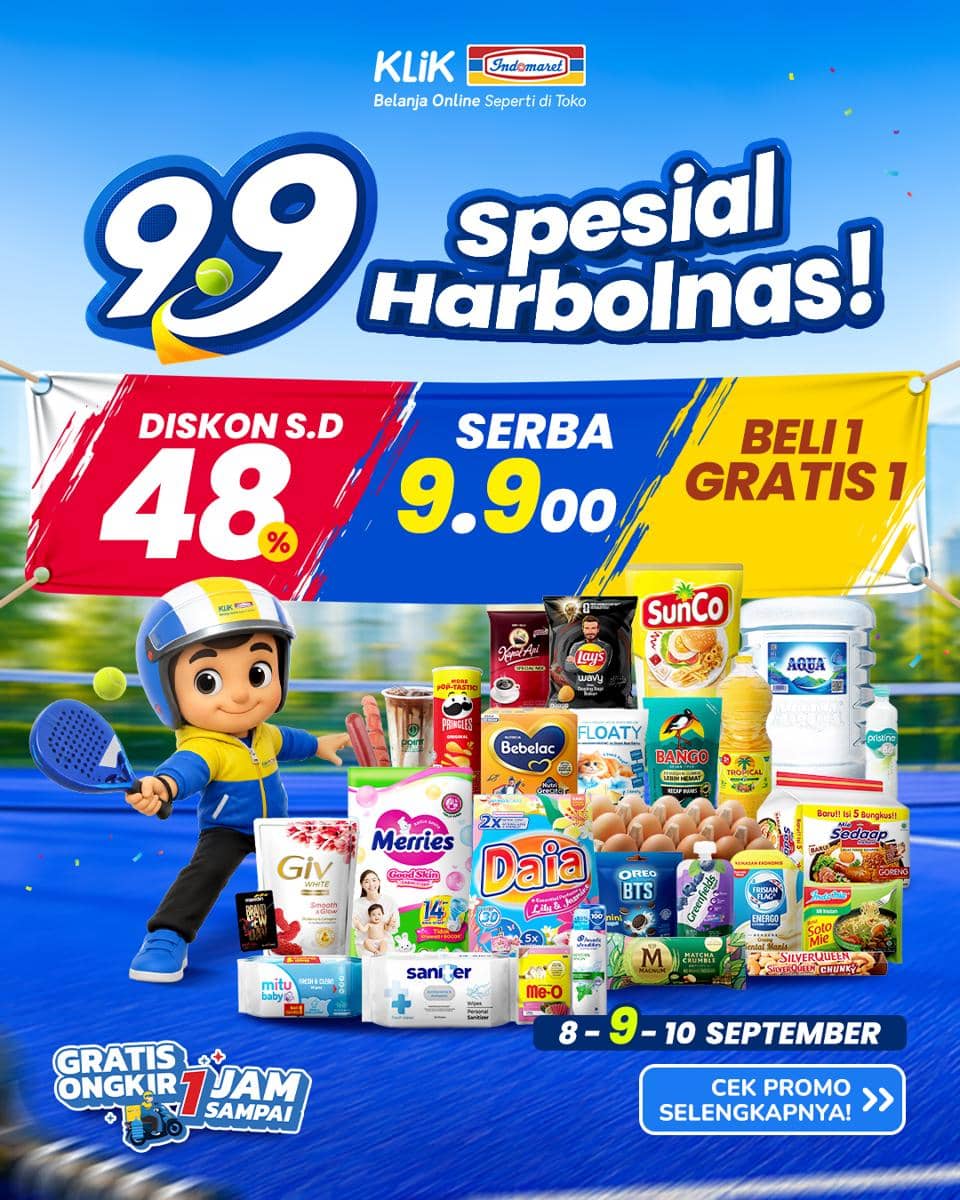 Promo 9.9 kategori belanja