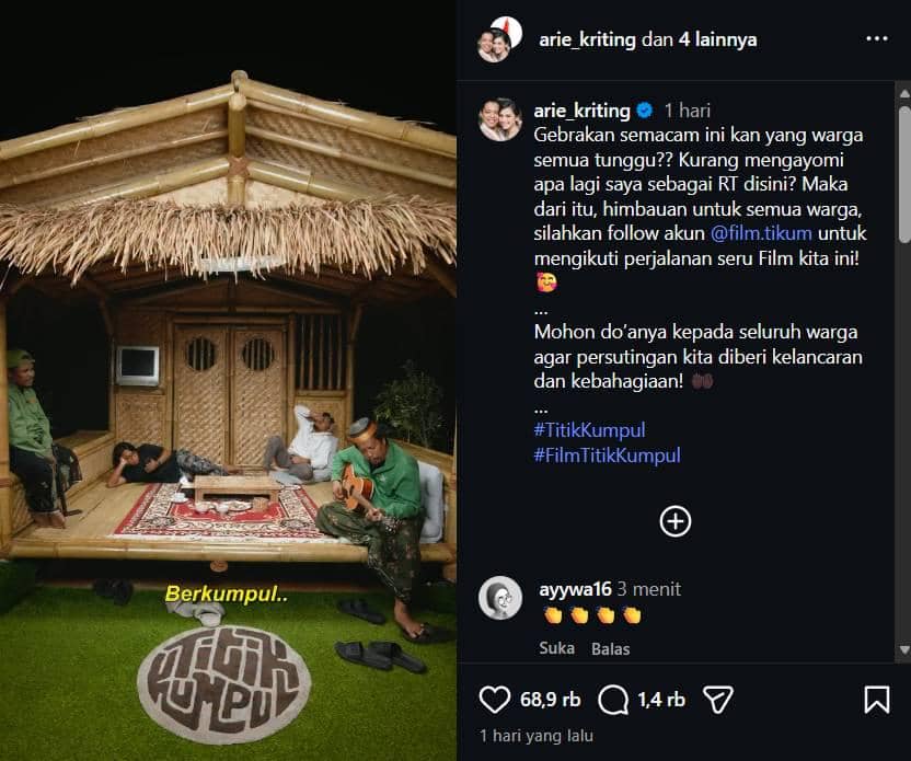 Proses syuting film Titik Kumpul sudah dimulai.jpg