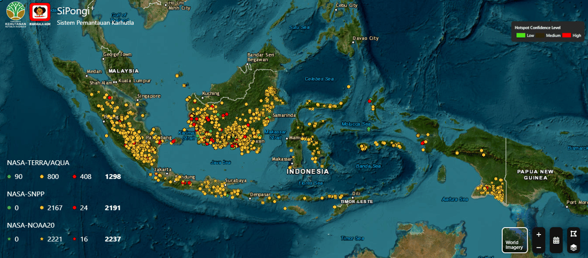 tangkapan layar SiPongi+