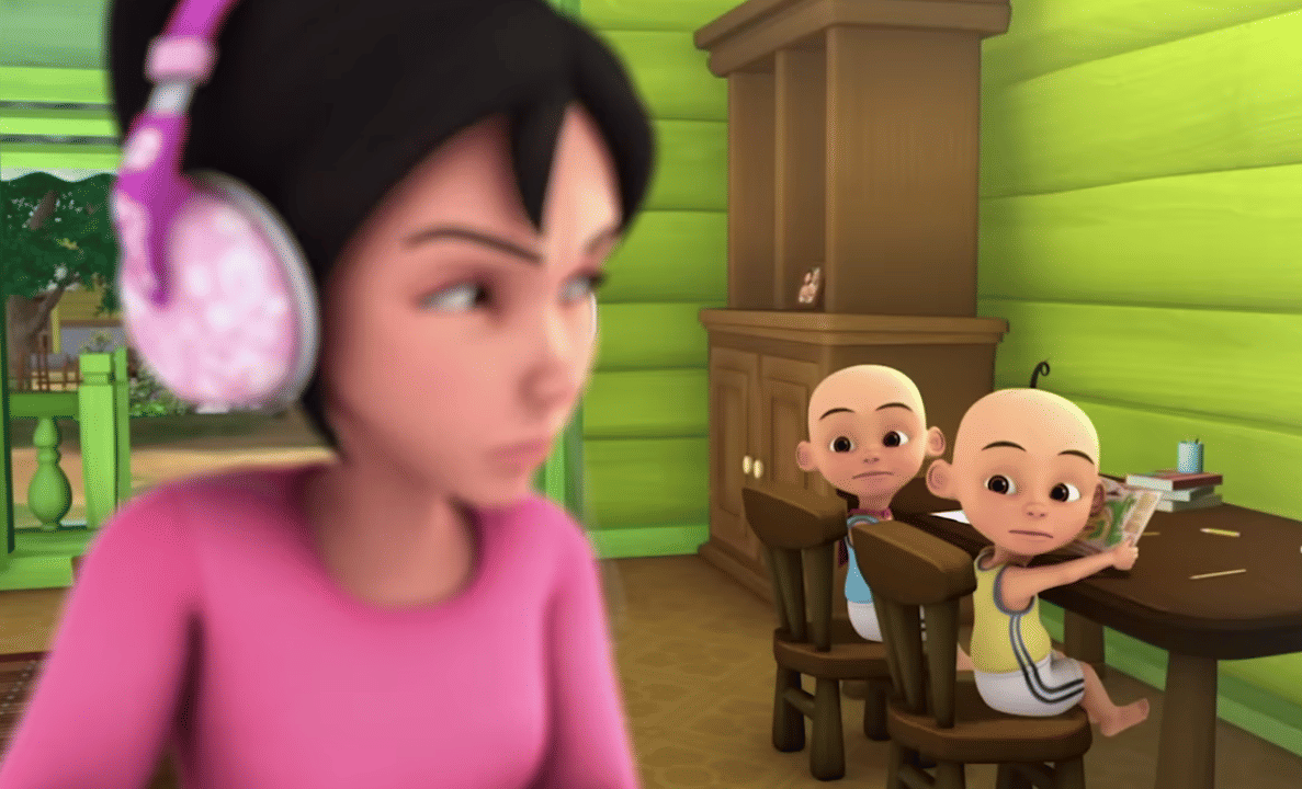 Cuplikan episode Upin Ipin