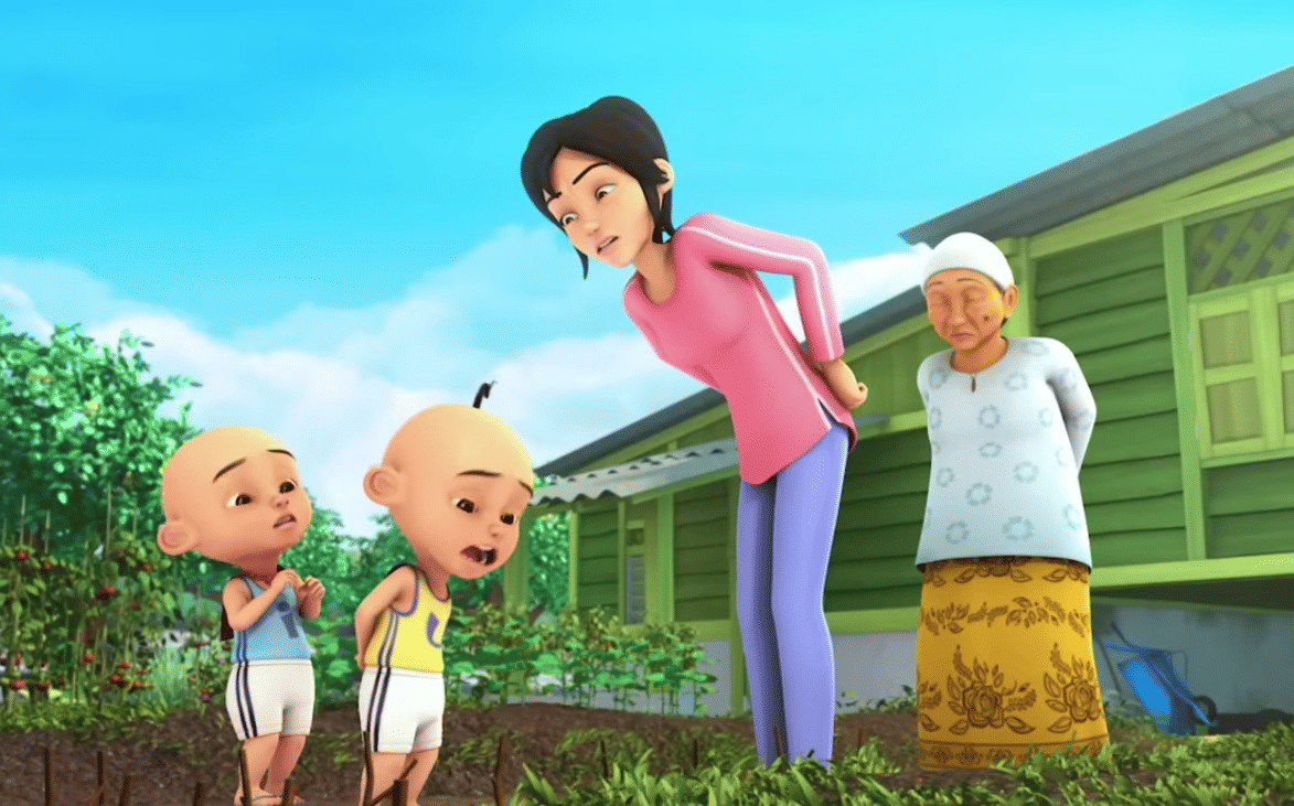 Cuplikan episode Upin Ipin