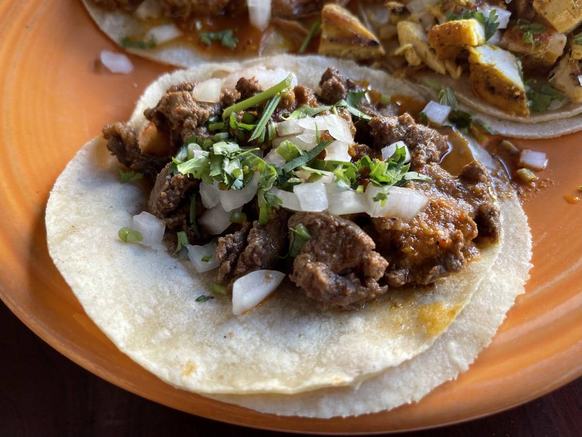 ilustrasi taco carne asada