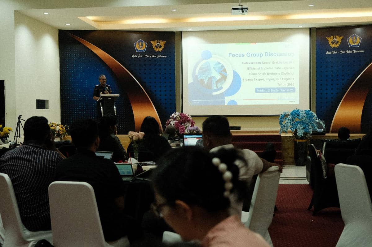 Bea Cukai Belawan Ikuti FGD Layanan Digital Ekspor, Impor, dan Logistik