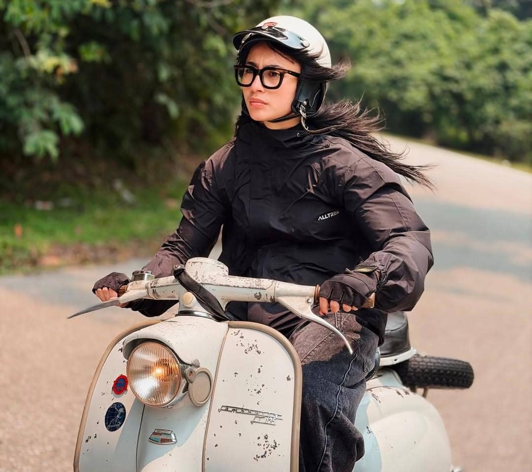 Sintya Marisca sunday ride di Janda Baik, Pahang