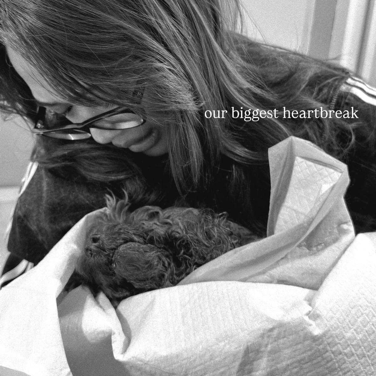 Marion Jola berpose bersama anjing peliharaannya, Adelana, dalam unggahan kenangan sebelum anjing itu meninggal.