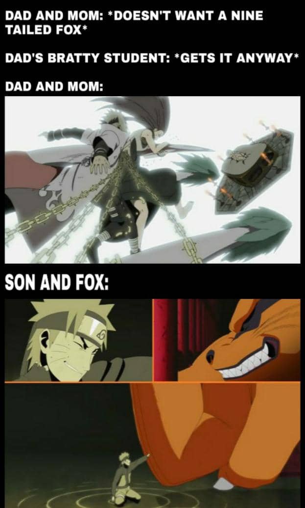 meme Naruto tentang orangtua