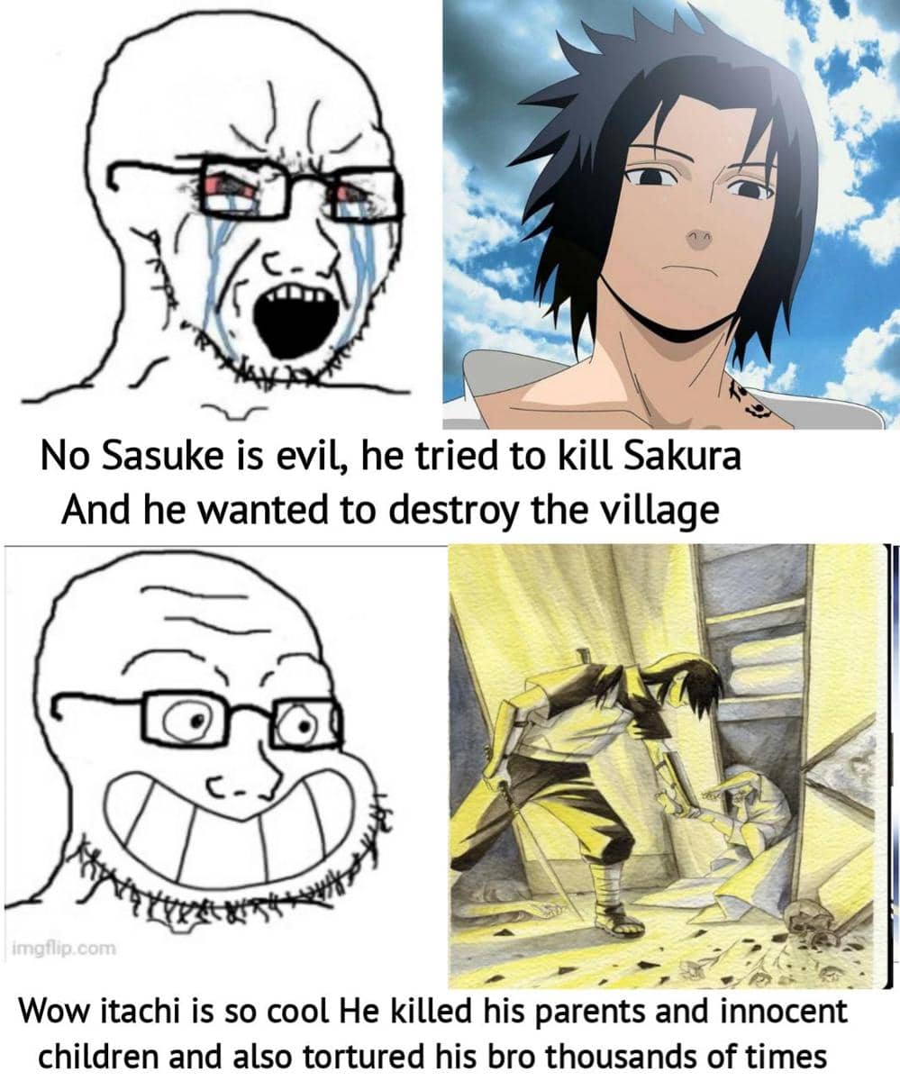 meme Naruto tentang orangtua