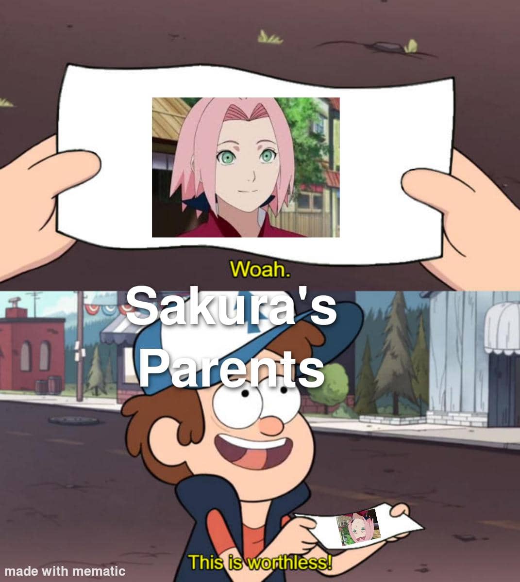 meme Naruto tentang orangtua