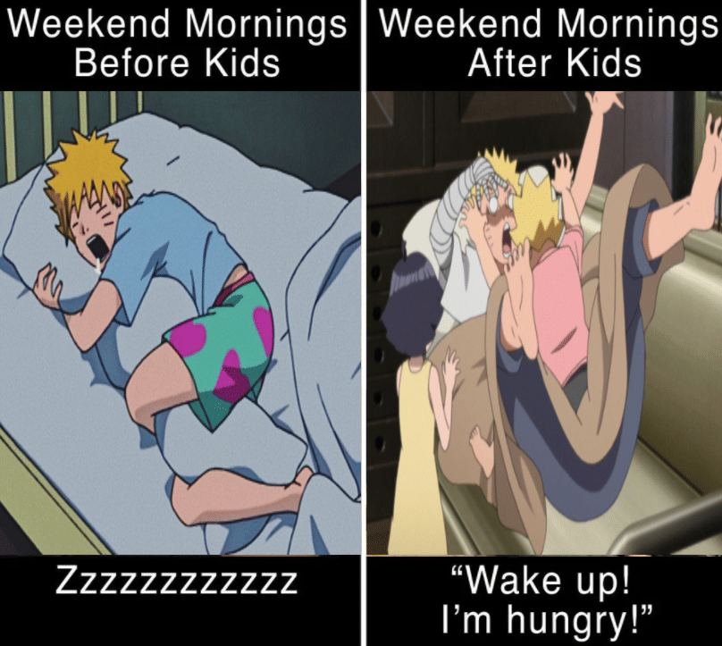 meme Naruto tentang orangtua