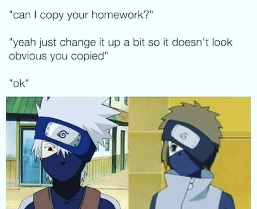 meme Naruto tentang PR