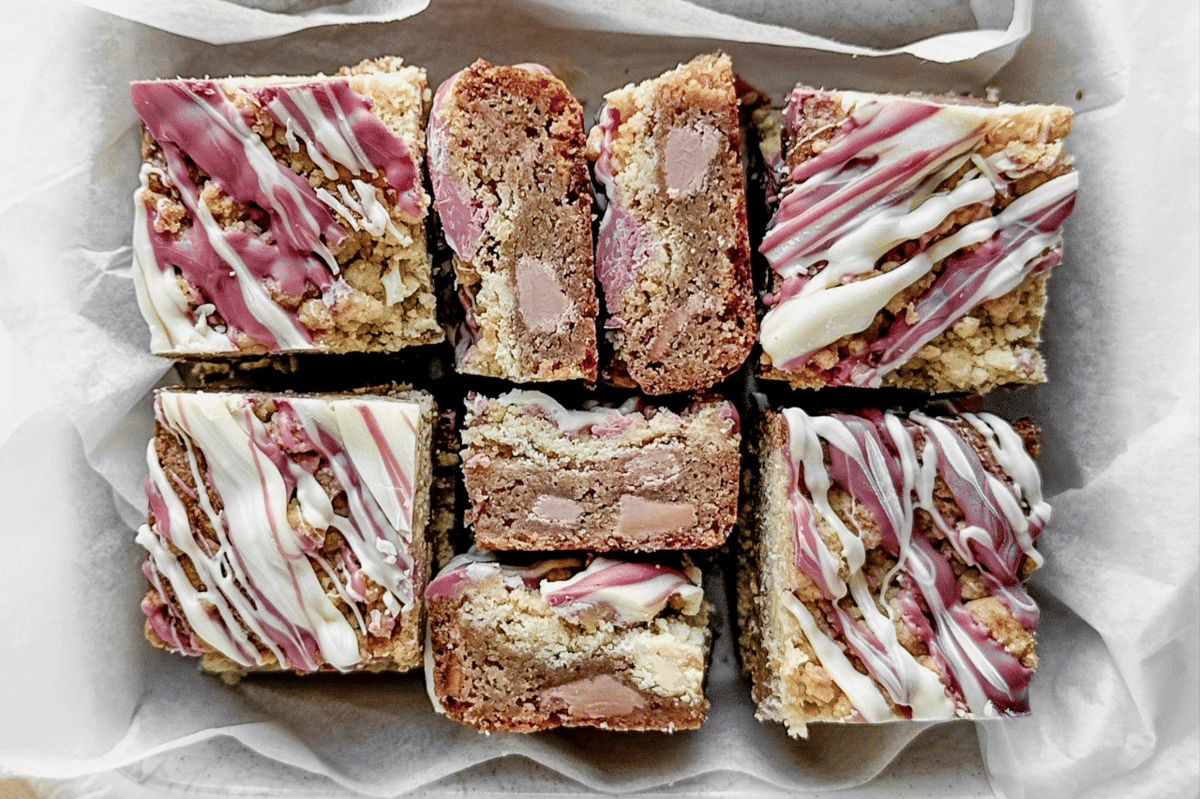 Resep Strawberry Chocolate Lemon Bar, Dessert Cantik Bikin Nagih!